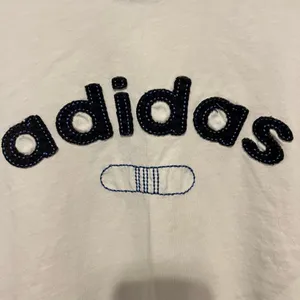 Adidas white short sleeve shirt in size large thumbnail 2