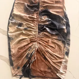 Sun Daze Tie Dye Mini Dress - Black/combo size M thumbnail 6