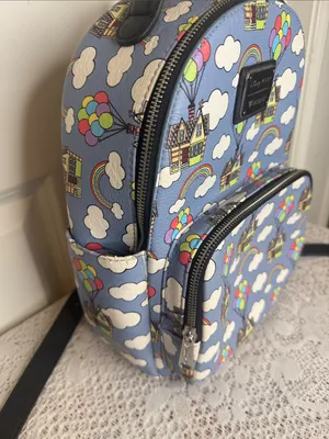 Loungefly x Disney Pixar Up Balloon House Mini Backpack - Blue thumbnail 4