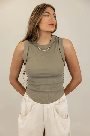 Free People Ribbed Tank thumbnail 1