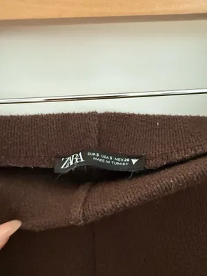 Zara brown comfy pants thumbnail 2