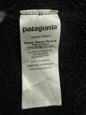 Patagonia Re-Tool Snap-T Pullover Sweatshirt Black Women’s XL thumbnail 4