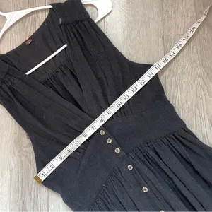 Free People Dress cotton gauze sleeveless mini (small) boho casual vacation thumbnail 2