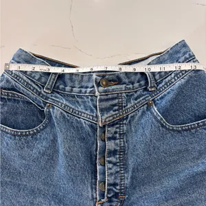 lawman's Vtg 90s Jeans Western Women's High Rise Blue Full Button Fly. thumbnail 8