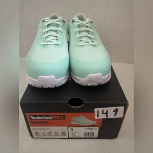NEW‎ Timberland PRO Women’s Overdrive Composite Safety Toe Blue Shoes Size 9 thumbnail 3