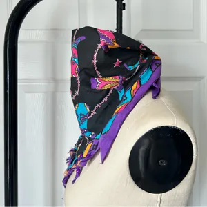 Custom cowboy boots bandana with fringe and glow in the dark beads western vibes thumbnail 4