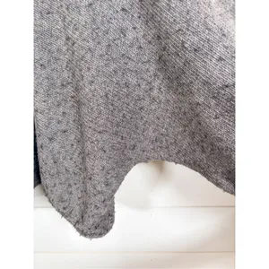 BCBGMaxAzria Women's Fringe Cable Cowl Pullover Sweater Heather Gray Size XS thumbnail 6