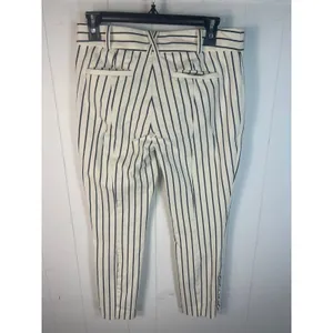 Anthropologie “The Essential Slim” Striped Pants – Size 6 thumbnail 4
