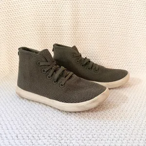Allbirds Army Green Tree Toppers Mesh High Top Lace Up Sneakers Women 7 thumbnail 2