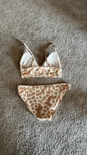 Aerie Tan Leopard Bikini Set thumbnail 2