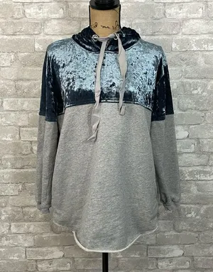Gimmicks Velvet Hooded Sweatshirt thumbnail 2