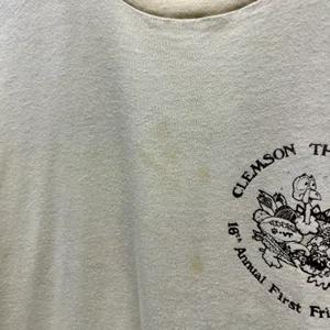 The Vintage Shop Vintage 1980s Clemson University Tigers 1986 First Friday Vs. Virginia Tee Large thumbnail 7