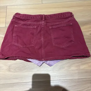 Windsor Burgundy Denim Skort Size Large thumbnail 2