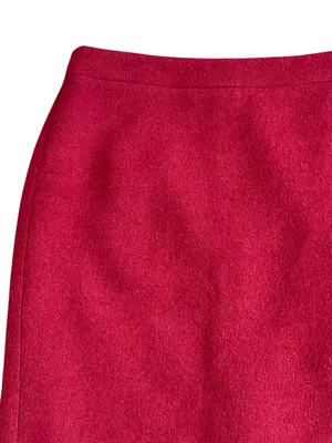J. Crew Mercantile Double Serge Wool Pencil Skirt Women’s Size 2 Fall Winter thumbnail 2