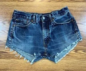 Funky Levi’s 505 Cutoff Jean Shorts! thumbnail 1