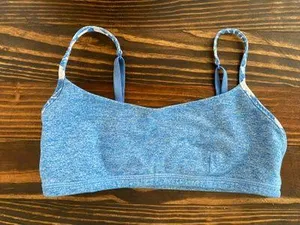 Lululemon Sports Bra - Heather Blue - VINTAGE thumbnail 4