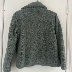 Urban Outfitters Green Teddy Sherpa Jacket thumbnail 4