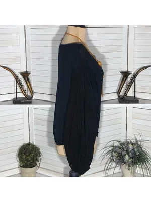 Free People Blue Cotton Long Sleeve Balloon Top XS thumbnail 3