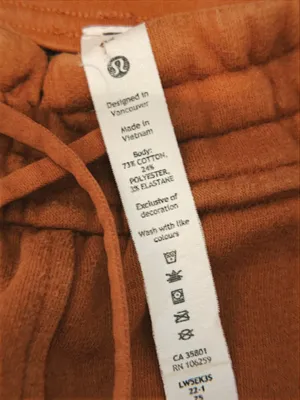 Lululemon Burnt Orange Sweatpants thumbnail 4