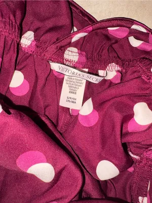 Victoria's Secret Plum Polka Dot Wide-Leg Jumpsuit thumbnail 2