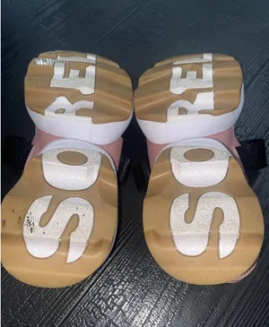 SOREL Women's 8.5 Kinetic Impact Sling Sandals Eraser Pink/White thumbnail 7
