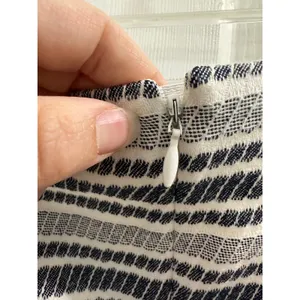 Ann Taylor Petite Navy & White Striped Textured Pencil Skirt 0P Coastal XSP PXS! thumbnail 7