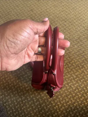 Lululemon Wine Burgundy Structured Bowler Crossbody Tote Bag thumbnail 4