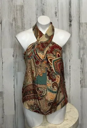 Blouse size medium Tan thumbnail 1