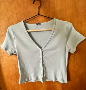 Brandy Melville Button Crop Top thumbnail 3