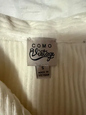 Como Vintage Button Sweater Flannel thumbnail 2