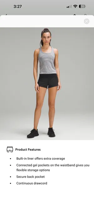 Lululemon Speed Up 2.5" Low-Rise Shorts thumbnail 9