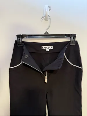 I.AM.GIA Euphoria Black Jet Pants Knee Cut Out thumbnail 6