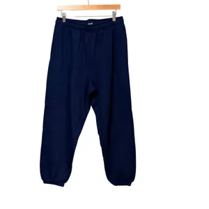 PINK Victoria's Secret Navy Blue Heart Dog Graphic Jogger Sweatpants Large thumbnail 2
