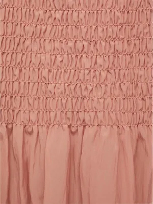 Mango Gathered Midi-Skirt with Panels NWT Pastel Pink Large thumbnail 5