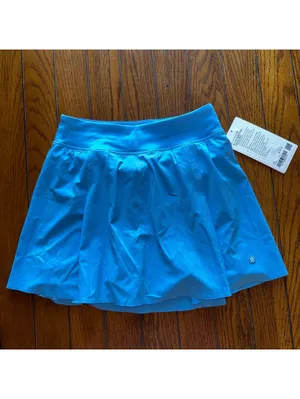 Lululemon A-Line Side-Pleat Tennis Skirt High Rise Ocean Wave Size 4/XS NWT thumbnail 2