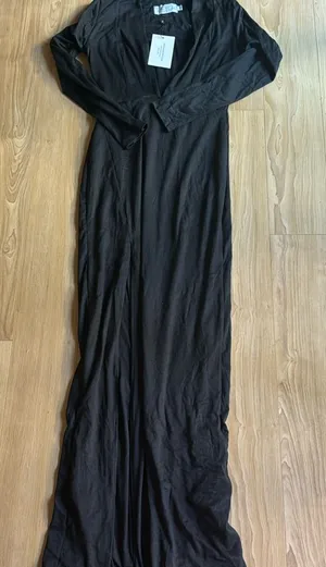 Resa Black Maxi Dress thumbnail 1