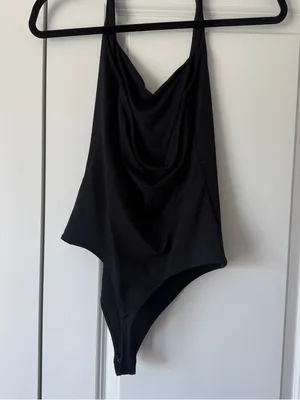 Abercrombie & Fitch Black Halter Bodysuit thumbnail 2