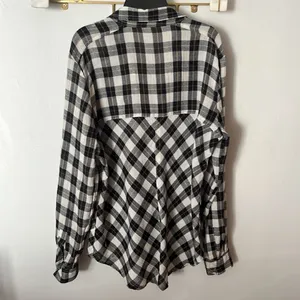 Free People Buffalo Plaid button down shirt. Size S thumbnail 6