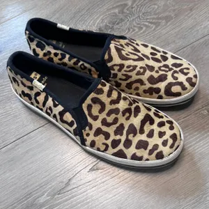 Keds x Kate Spade Leopard Calf Hair Triple Decker‎ Slip On Sneakers Size 6.5 thumbnail 6