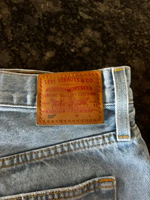 Levi’s 501 High-Rise Denim Shorts Distressed thumbnail 4