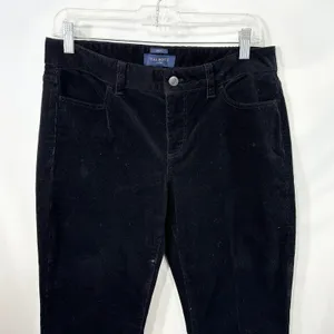 Talbots Size 10P Corduroy Pants Black Corduroy Bootcut Stretch Holiday 1338‎ thumbnail 3
