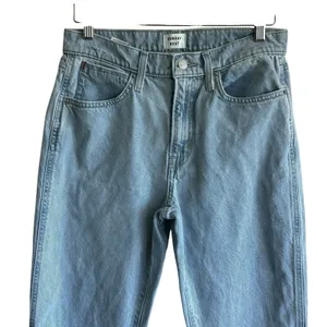 Sunday Best Aritzia Jeans Sz 8 Cowboy Light Blue Straight Leg Jeans thumbnail 5