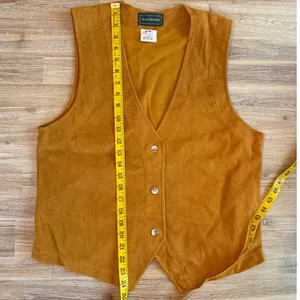 Willowbend Vintage Brown Vest Size Medium 90s Western Americana Unisex Halloween thumbnail 7