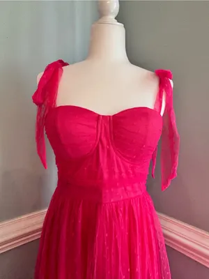 Hot Pink Tie thumbnail 2