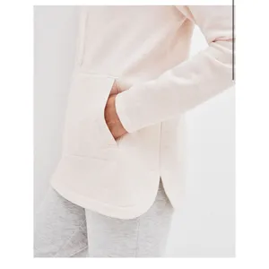 Haven Well Within Cream Cowl Neck Sweatshirt Lightweight Cozy Size XL thumbnail 6