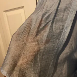 Love Note Light Blue Straight Leg pants and button down top thumbnail 5