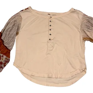 Free People Light Magic Long Sleeve Henley Tee Top Shirt XS thumbnail 5
