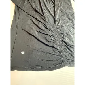 Lululemon Long Sleeve Top Athletic Shirt Black Yoga Workout 10‎ thumbnail 5