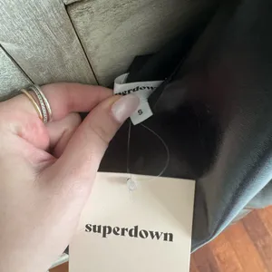 Superdown Black Asymmetrical One-Shoulder Bodycon Dress thumbnail 2