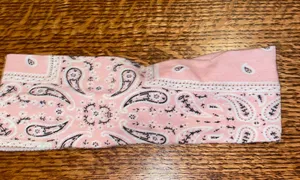 Pink Bandana Headband thumbnail 2